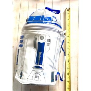 Disney Star Wars R2D2 lunchbag tote backpack clip